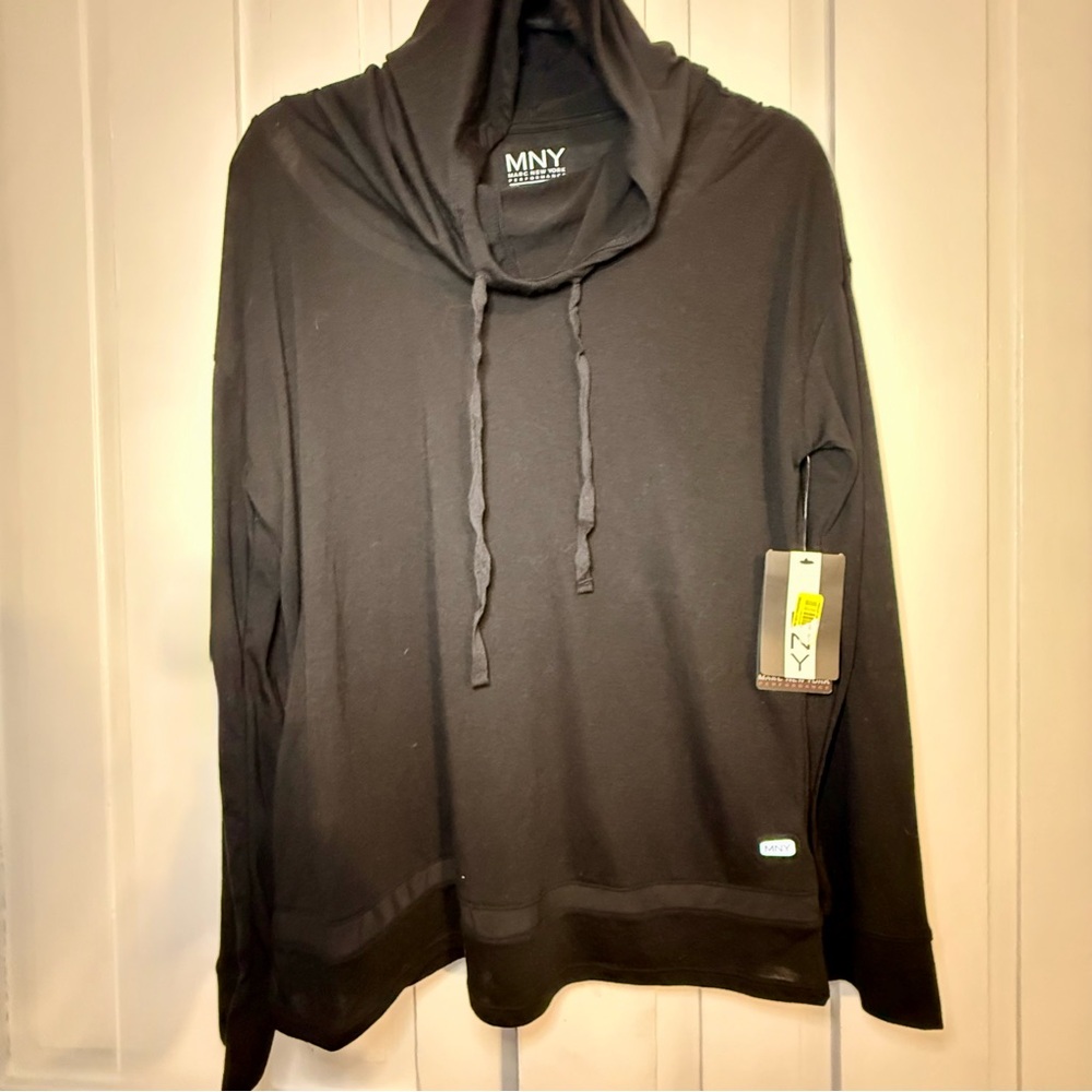 Marc New York Performance Black Lightweight Hooded Top - XL